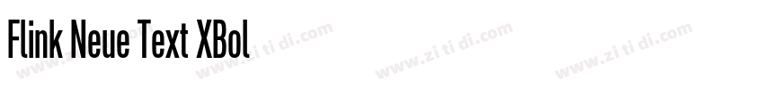 Flink Neue Text XBol字体转换